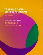 Teaching Basic Chinese Grammar 