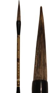 Chinese Calligraphy/Painting Brush - Long Tip No.1 (Water Badger Hair)